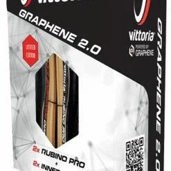 Vittoria Rubino Pro IV Tyre/Tube Twin Pack 700 X 25 G2.0 Tan/Black 5 Vittoria Rubino Pro IV Tyre/Tube Twin Pack 700 X 25 G2.0 Tan/Black