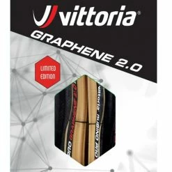 Vittoria Rubino Pro IV Tyre/Tube Twin Pack 700 X 25 G2.0 Tan/Black