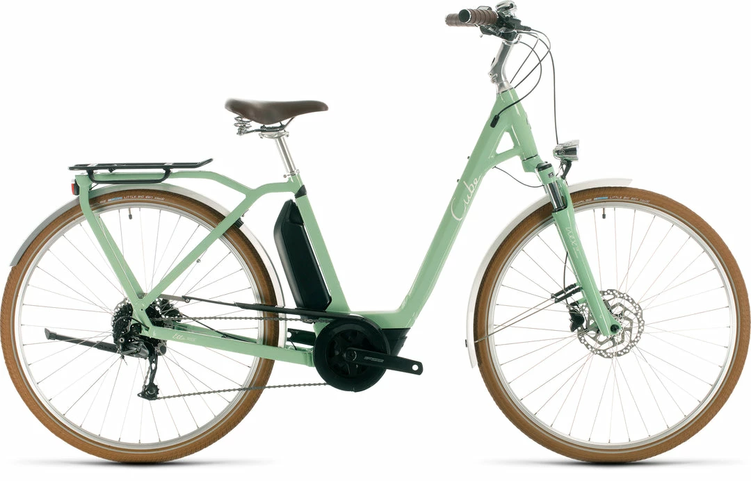 Cube Ella Ride 400 Easy Entry Hybrid Bike Green'n'White (2020) 1 Cube Ella Ride 400 Easy Entry Hybrid Bike Green'n'White (2020)