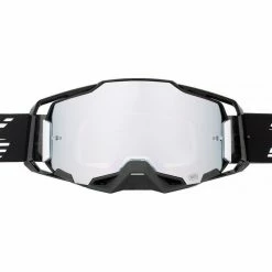 100% Armega Goggles Black With Silver Flash Mirror Lens Apparel 5 100% Armega Goggles Black With Silver Flash Mirror Lens Apparel