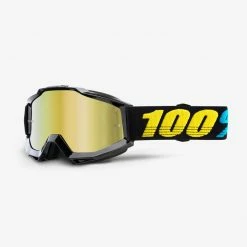 100% Accuri Youth Goggles Virgo With Gold Mirror Lens Apparel