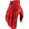 100% Airmatic Gloves Red & Black