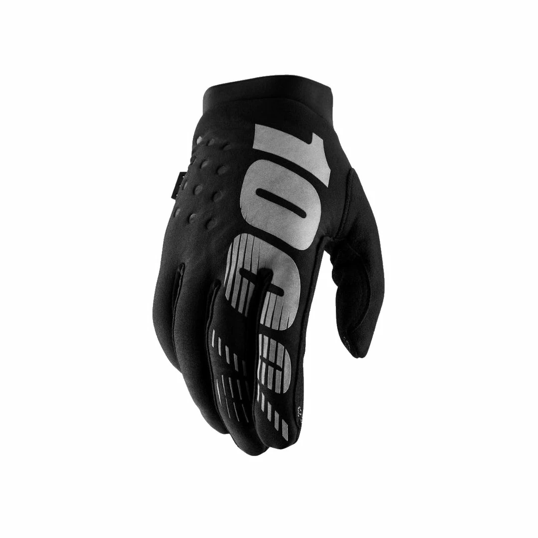 100% Brisker Youth Cold Weather Gloves Black & Grey Apparel 1 100% Brisker Youth Cold Weather Gloves Black & Grey Apparel