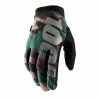 Apparel 100% Brisker Cold Weather Gloves Camo & Black
