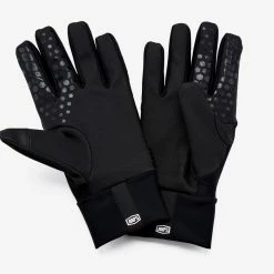 100% Brisker Hydromatic Waterproof Gloves Black Apparel