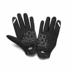 100% Brisker Women’s Cold Weather Gloves Black & Grey Apparel