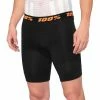 100% Crux Men's Liner Shorts Black Apparel