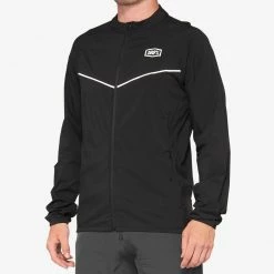 Apparel 100% Corridor Stretch Windbreaker Black