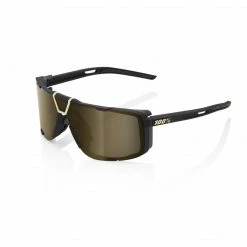 100% Eastcraft Soft Tact Black With Soft Gold Mirror Lens Apparel