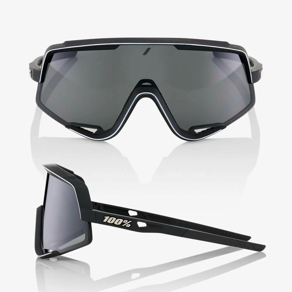 100% Glendale Sunglasses Black With Smoke Lens 3 100% Glendale Sunglasses Black With Smoke Lens