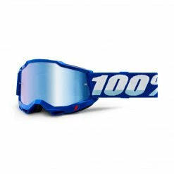 100% Goggles Accuri 2 Blue With Blue Mirror Lens Apparel