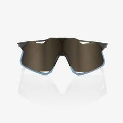 100% Hypercraft Sunglasses Matte Black With Soft Gold Mirror Lens Apparel