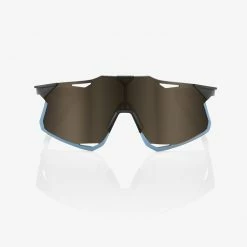 100% Hypercraft Sunglasses Matte Black With Soft Gold Mirror Lens Apparel