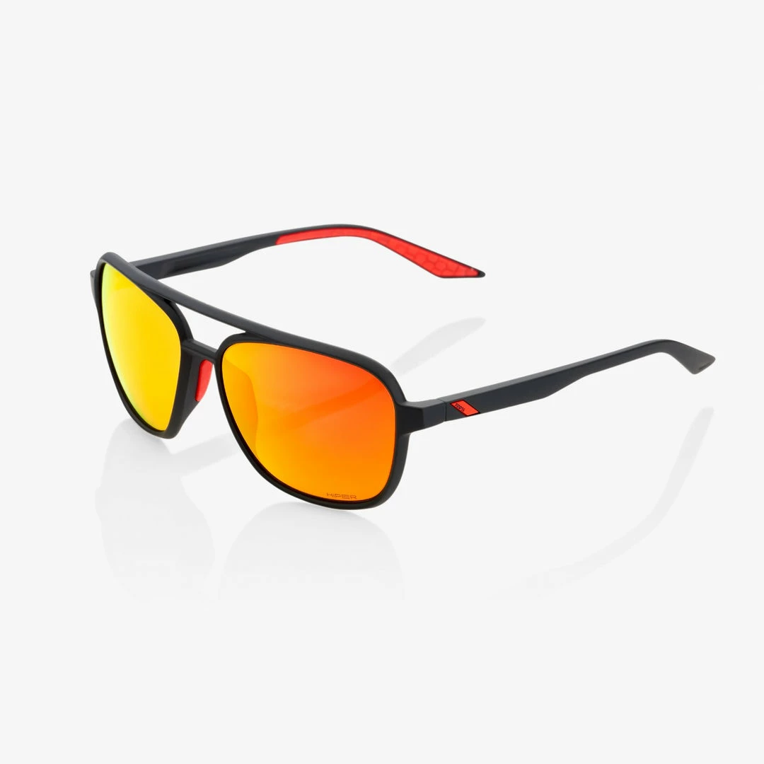 100% Kasia Black With HiPER Red Multilayer Mirror Lens 1 100% Kasia Black With HiPER Red Multilayer Mirror Lens