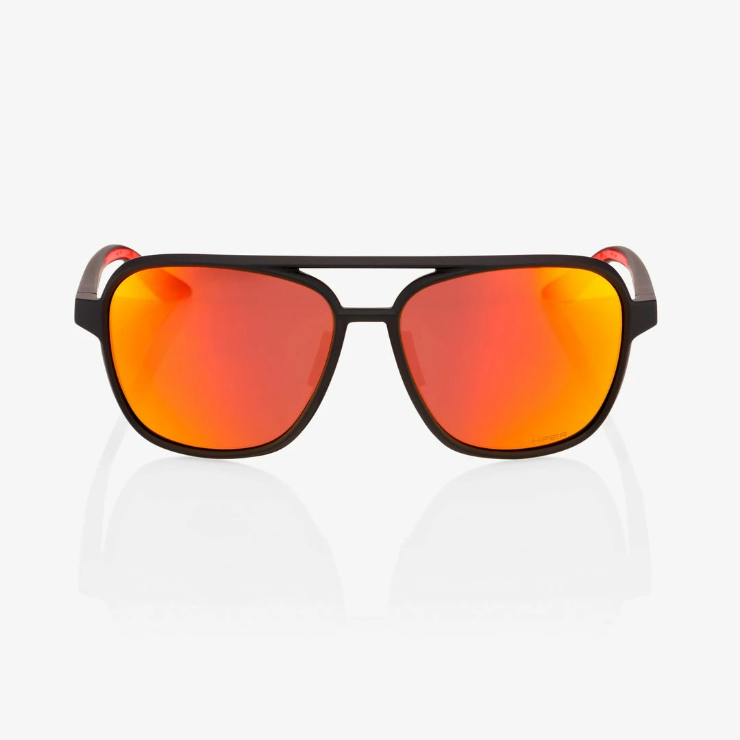 100% Kasia Black With HiPER Red Multilayer Mirror Lens 2 100% Kasia Black With HiPER Red Multilayer Mirror Lens