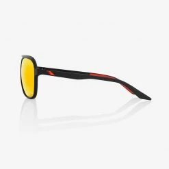 100% Kasia Black With HiPER Red Multilayer Mirror Lens 5 100% Kasia Black With HiPER Red Multilayer Mirror Lens