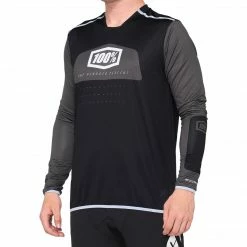 Apparel 100% R-Core X Downhill Jersey Black & White
