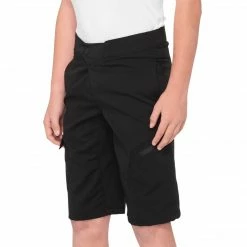 100% Ridecamp Youth Shorts Black Apparel