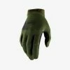 Apparel 100% Ridecamp Gloves Fatigue Green