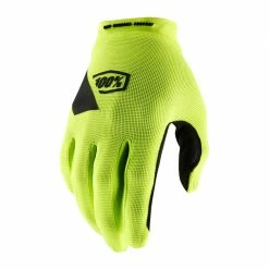 Apparel 100% Ridecamp Gloves Fluro Yellow