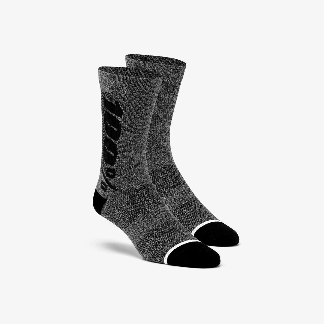 Apparel 100% Rythym Merino Performance Socks Charcoal & Heather 1 Apparel 100% Rythym Merino Performance Socks Charcoal & Heather
