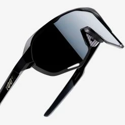 100% S2 Sunglasses Black With Smoke Lens Apparel