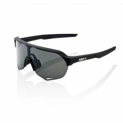 Apparel 100% S2 Sunglasses Soft Tact Black With Smoke Lens