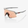 100% S3 Sunglasses Stone Grey With HiPER Coral Lens