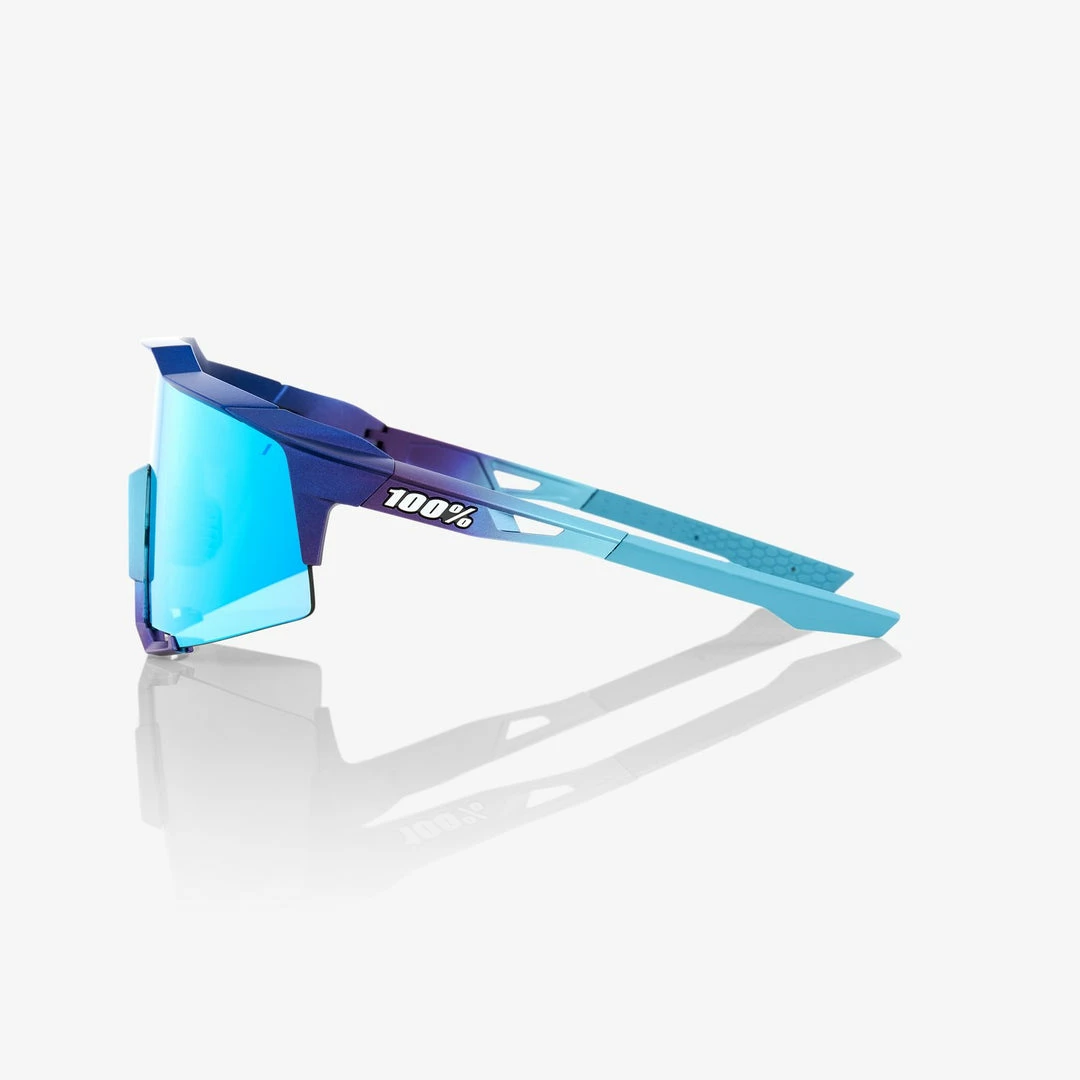 100% Speedcraft Sunglasses Blue With Topaz Multilayer Mirror Lens 2 100% Speedcraft Sunglasses Blue With Topaz Multilayer Mirror Lens
