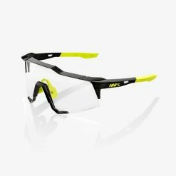 100% Speedcraft Sunglasses Gloss Black With Photochromic Lens