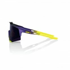 Apparel 100% Speedcraft Sunglasses Matte Metallic Digital Brights With Dark Purple Lens