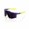 Apparel 100% Speedcraft Sunglasses Matte Metallic Digital Brights With Dark Purple Lens