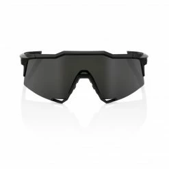 100% Speedcraft Sunglasses Soft Tact Black With Smoke Lens