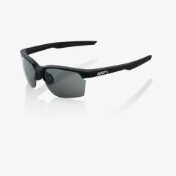 Apparel 100% Sportcoupe Sunglasses Black With Smoke Lens