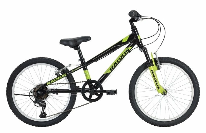 Radius Trailraiser AL 20" Kids Bike Gloss Black/Lime Bikes 1 Radius Trailraiser AL 20" Kids Bike Gloss Black/Lime Bikes