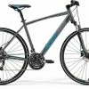 Merida Crossway 40D Hybrid Bike Silver/Blue (2019)