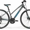 Bikes Merida Crossway 40D Ladies Hybrid Bike Silver/Blue (2019)