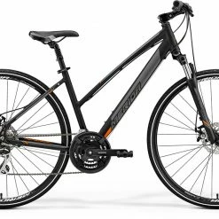 99bikes.co.nz Merida Crossway 20MD Ladies Hybrid Bike Black/Orange (2019)