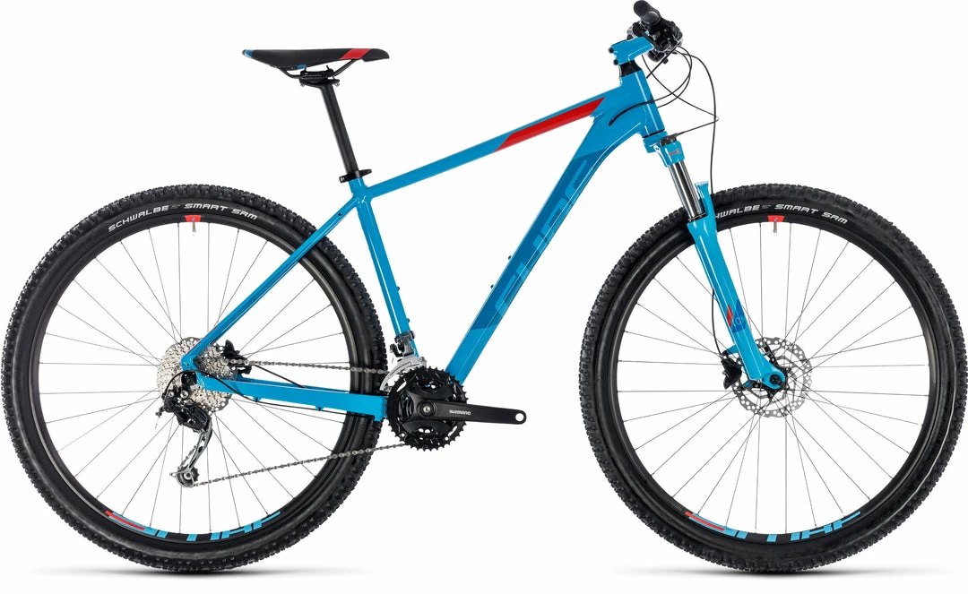 Cube Aim SL 29 Hardtail Mountain Bike Blue N Red MD/17" (2018) Bikes 1 Cube Aim SL 29 Hardtail Mountain Bike Blue N Red MD/17" (2018) Bikes