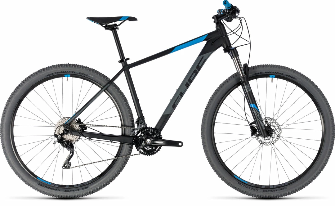 Cube Attention 29 Hardtail Mountain Bike Black N Blue MD/17" (2018) Bikes 1 Cube Attention 29 Hardtail Mountain Bike Black N Blue MD/17" (2018) Bikes