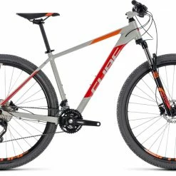 Bikes Cube Attention 29 Hardtail Mountain Bike Grey N Red MD/17" (2018)