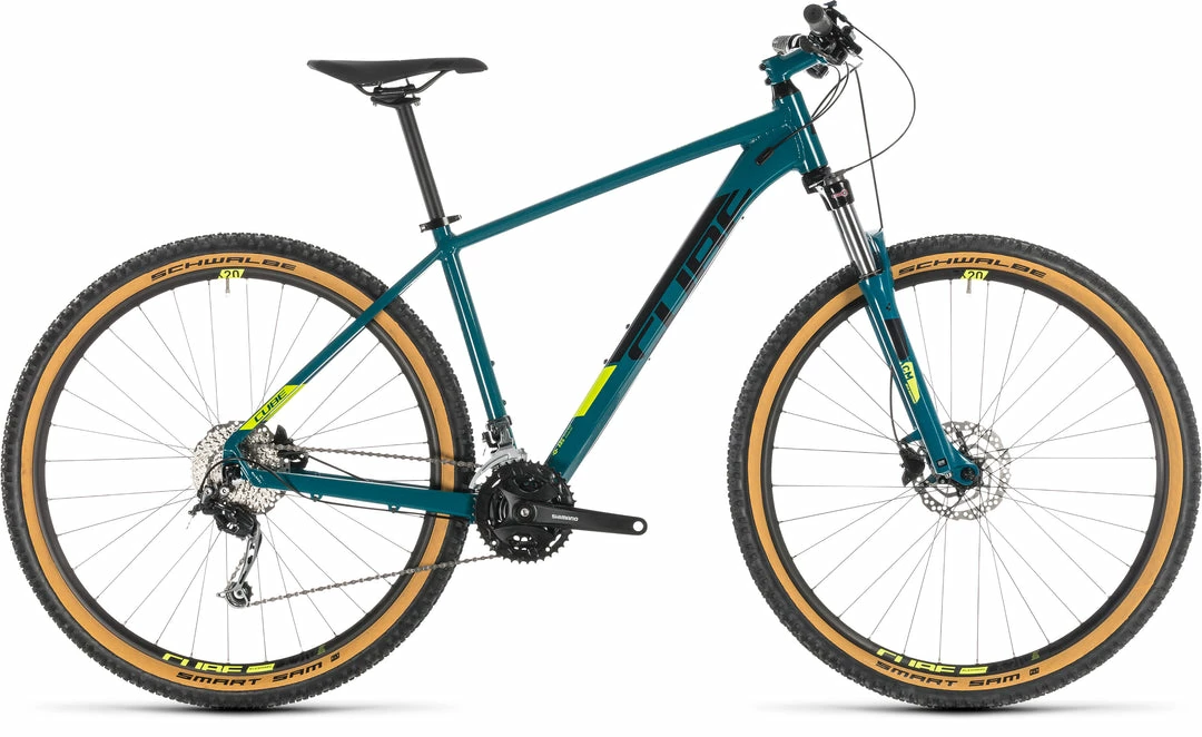 Bikes Cube Aim SL 27.5 Hardtail Mountain Bike Pinetree'n'Flash Yellow LG/18" (2019) 4 Bikes Cube Aim SL 27.5 Hardtail Mountain Bike Pinetree'n'Flash Yellow LG/18" (2019)