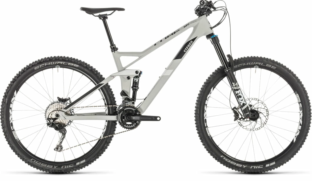 Cube Stereo 140 HPC Race 27.5 All-Mountain Bike Grey'n'White MD/18" (2019) Bikes 1 Cube Stereo 140 HPC Race 27.5 All-Mountain Bike Grey'n'White MD/18" (2019) Bikes