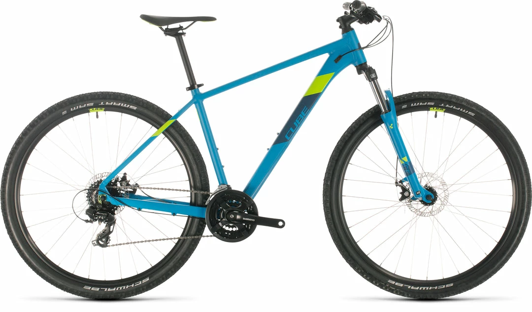 Cube Aim 27.5 Hardtail Mountain Bike Blue'n'Green XS/14" (2020) Bikes 1 Cube Aim 27.5 Hardtail Mountain Bike Blue'n'Green XS/14" (2020) Bikes