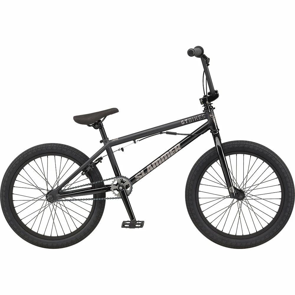 GT Slammer 20 Freestyle BMX Matte Black/Gloss Black (2022) Bikes 1 GT Slammer 20 Freestyle BMX Matte Black/Gloss Black (2022) Bikes