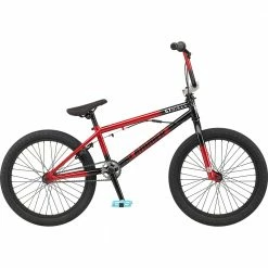 GT Slammer 20 Freestyle BMX Satin Black/Red Fade (2022) Bikes