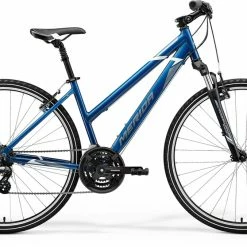 Merida Crossway 10V Women’s Hybrid Bike Steel Blue/White (2021)