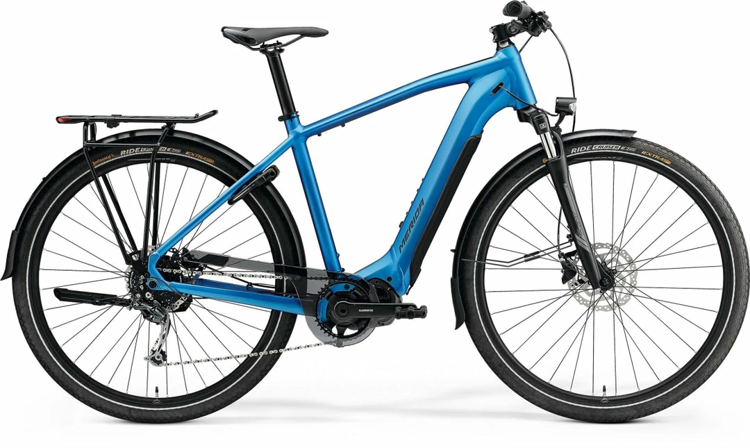 Merida Espresso 400 S EQ Electric Hybrid Bike 500wh Battery Silk Blue/Black (2021) 1 Merida Espresso 400 S EQ Electric Hybrid Bike 500wh Battery Silk Blue/Black (2021)