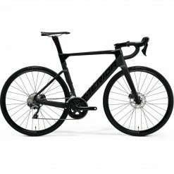 Bikes Merida Reacto 5000 Aero Road Racing Bike Glossy Black/Matt Black (2021)