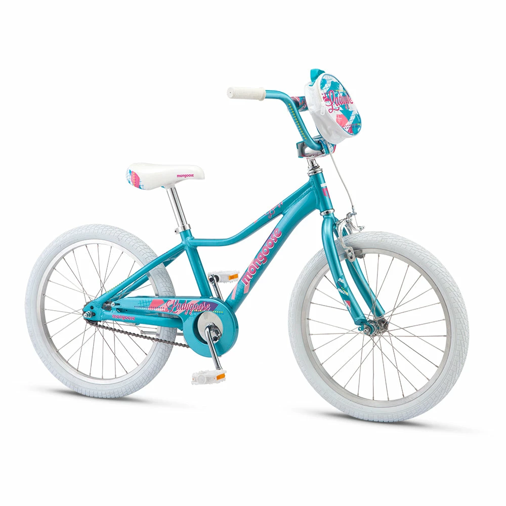 Mongoose Lady Goose 20" Girls Bike Teal Bikes 1 Mongoose Lady Goose 20" Girls Bike Teal Bikes